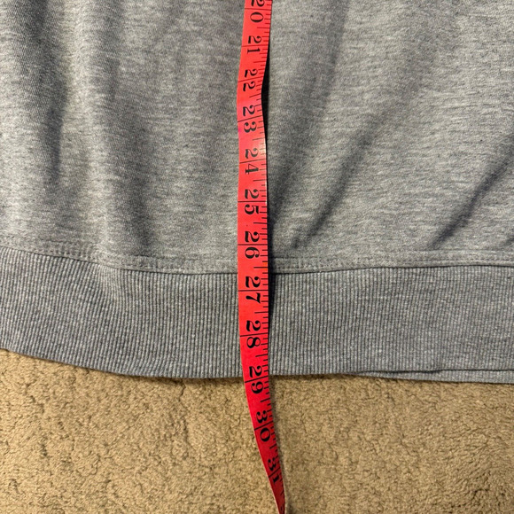 Champion Baseball Hall of Fame Zip Mens Sweatshirt Large Gray Navy Enbroidered - Picture 7 of 8